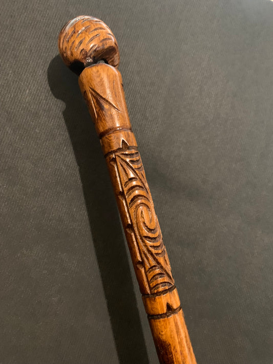 Carved Tokotoko - by Wood Masters