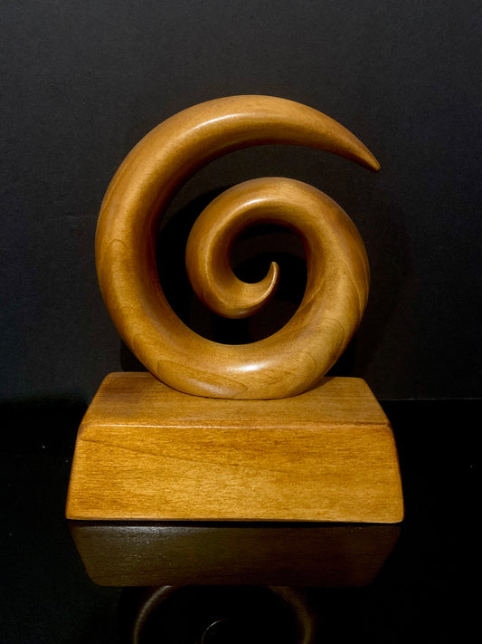 Carved Koru - 18cm by Wood Masters