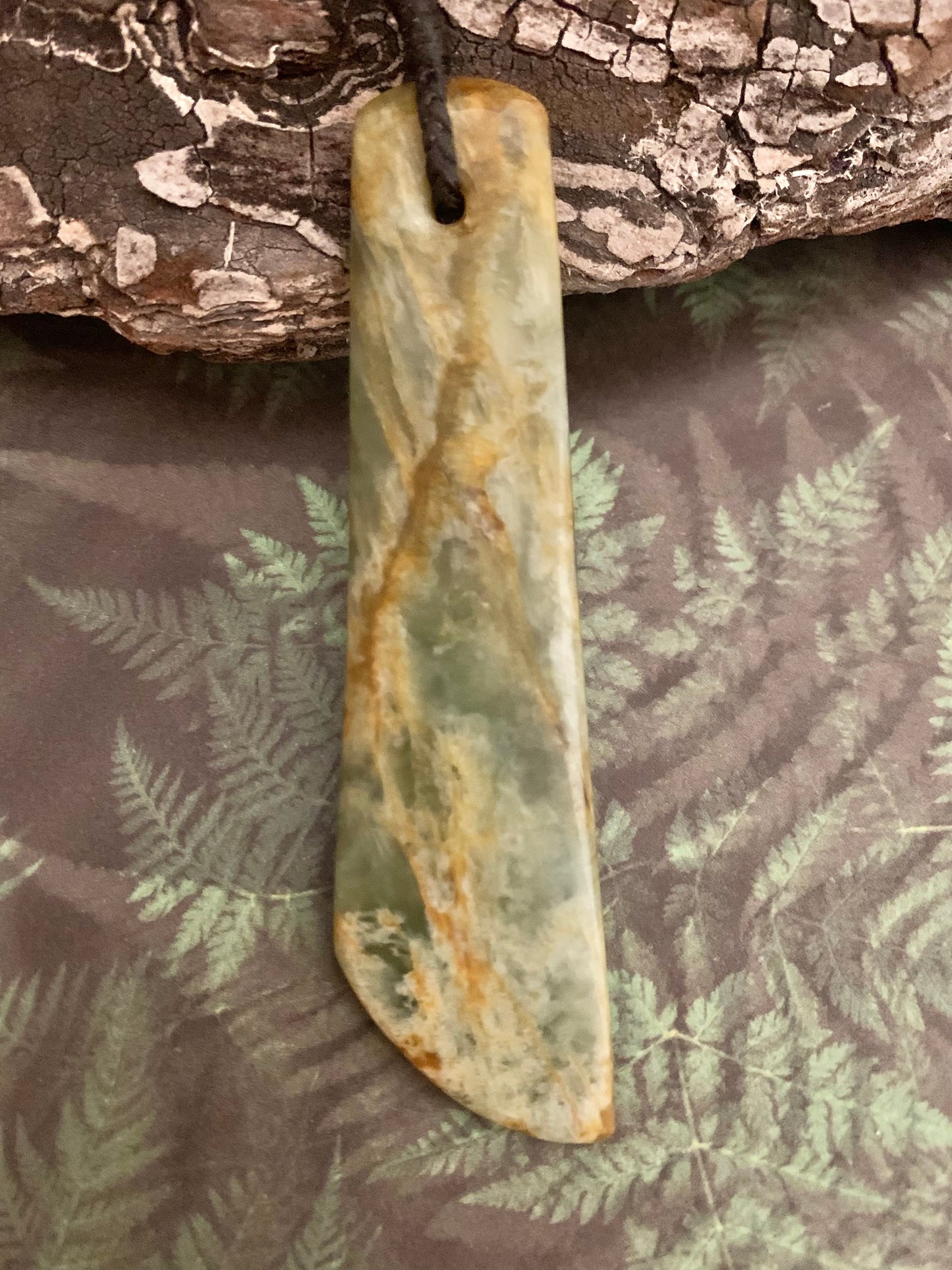 Maori Pounamu hei toki pendant from New Zealand available to purchase