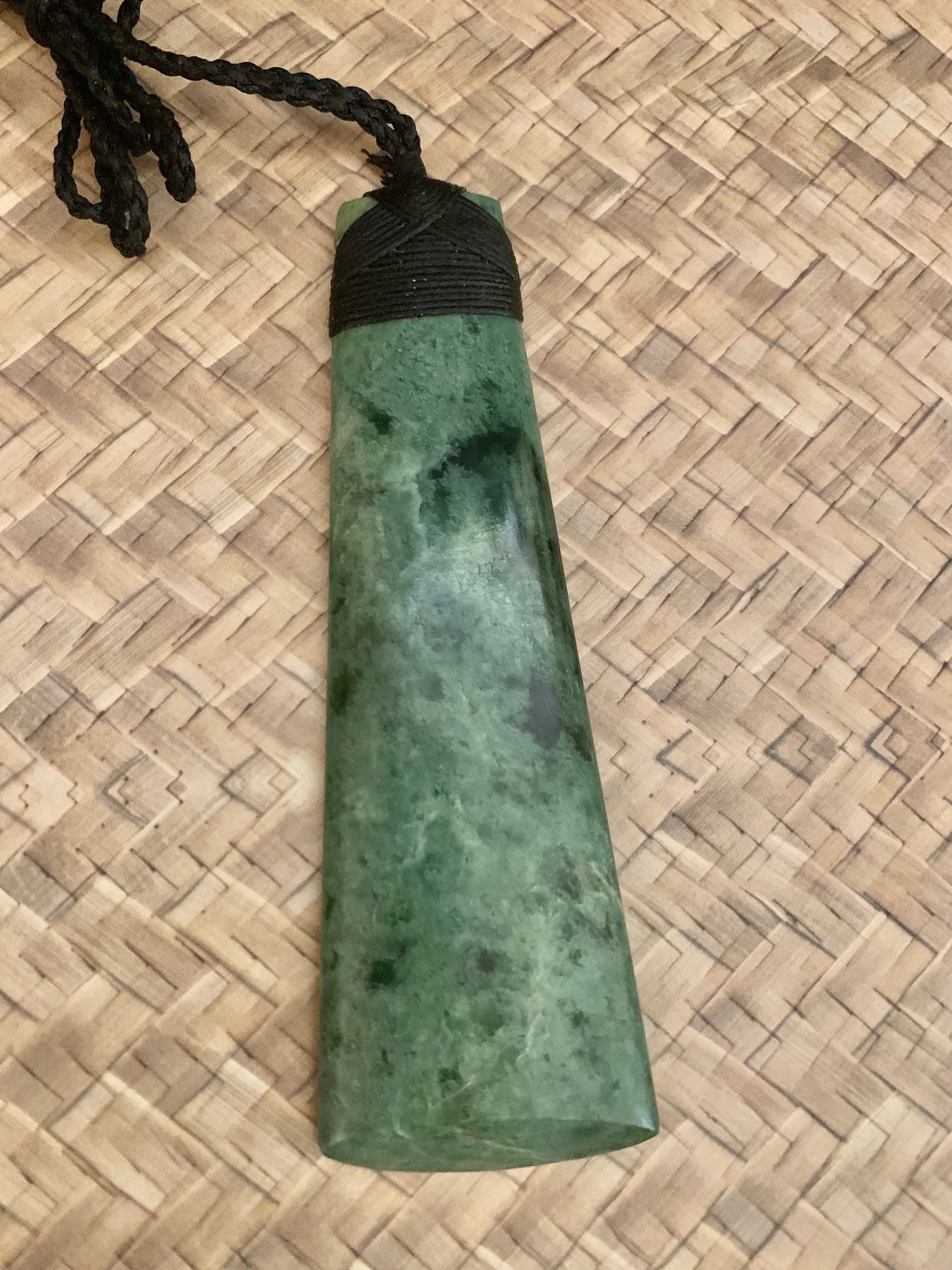 Maori Pounamu toki pendant from New Zealand available to purchase