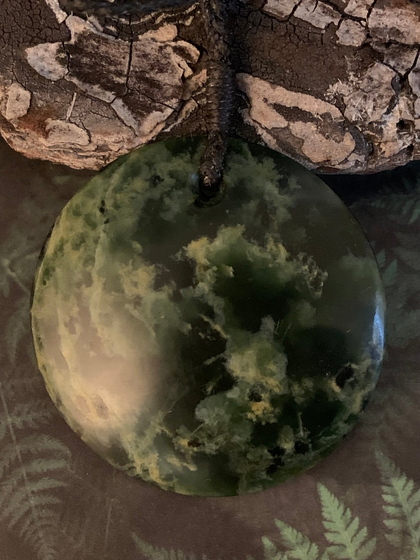 pounamu porohita disc made in New Zealand available for purchase from Silver Fern Gallery