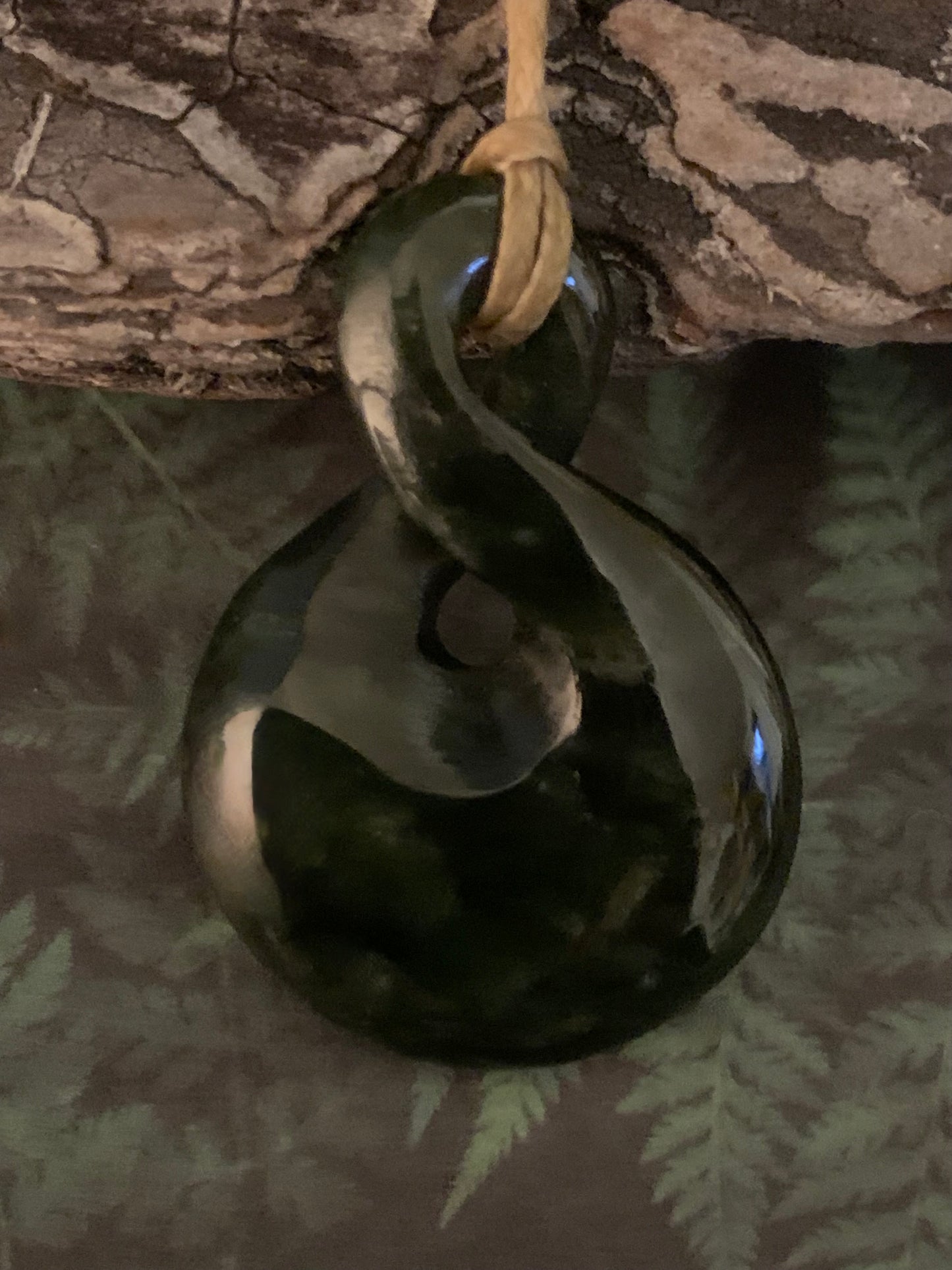 pikorua twist 35mm from New Zealand pounamu available for purchase from Silver Fern Gallery