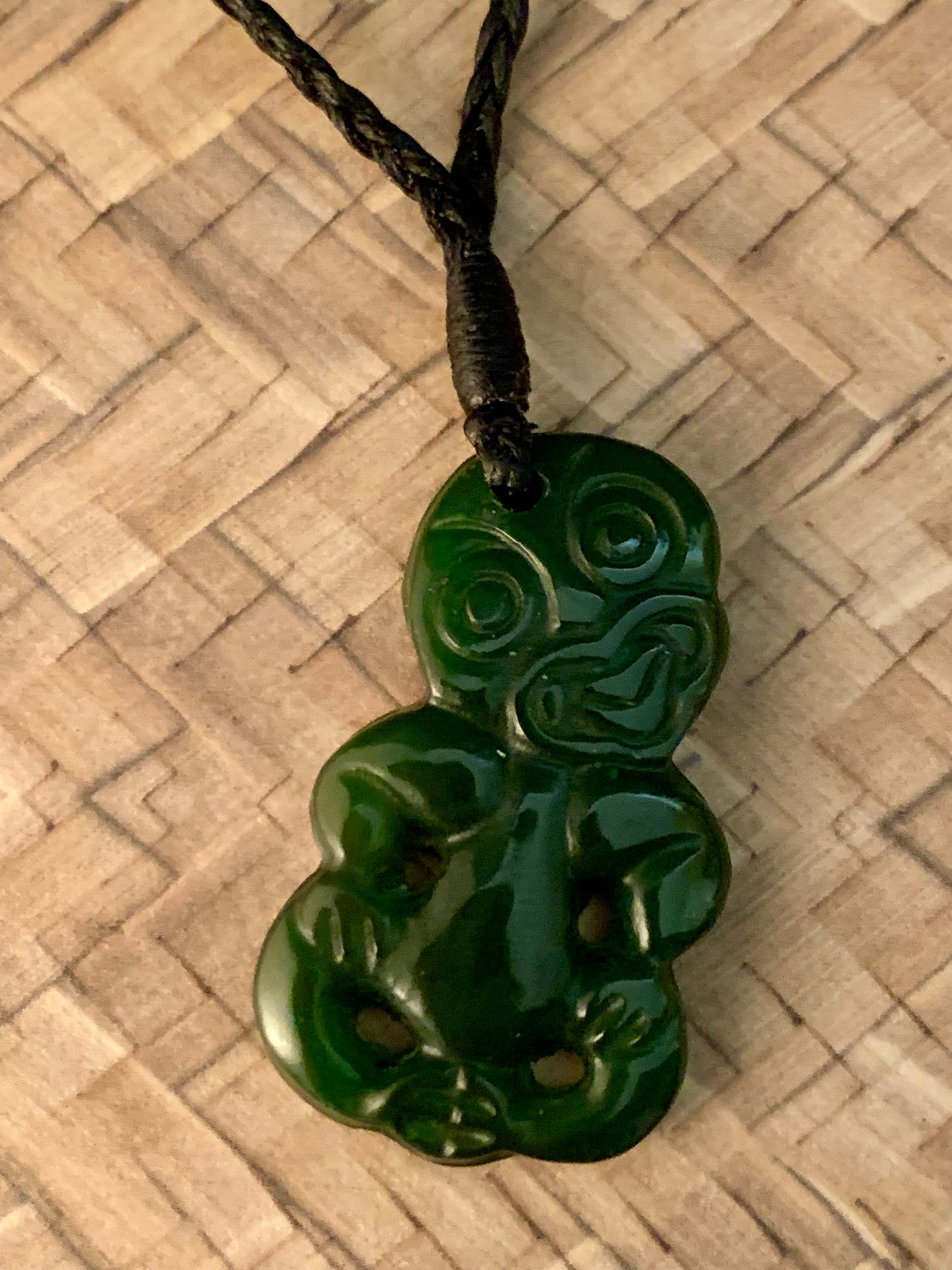 Pounamu Hei Tiki 3.5cm