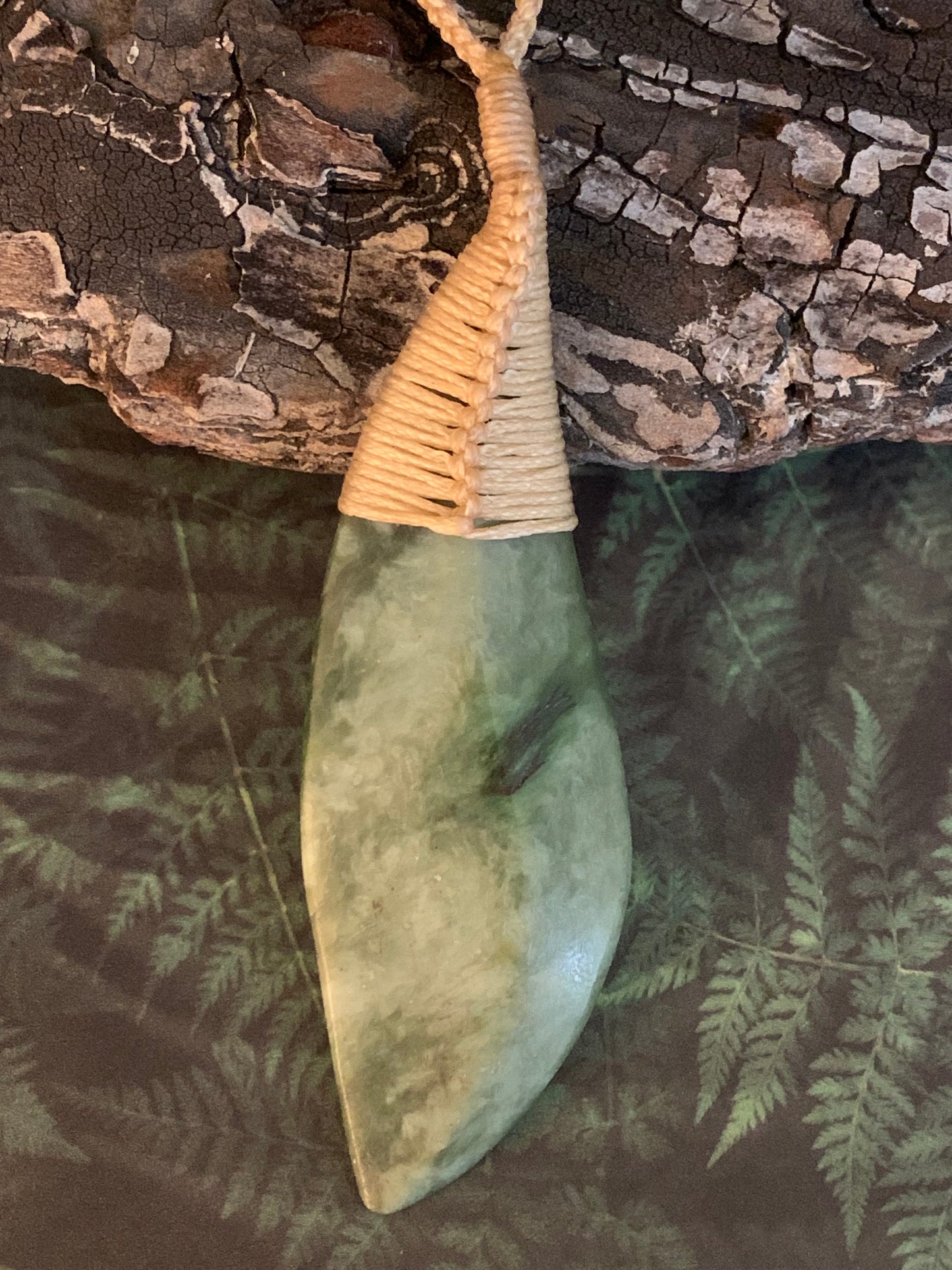 Pounamu Freeform Pendant 80mm