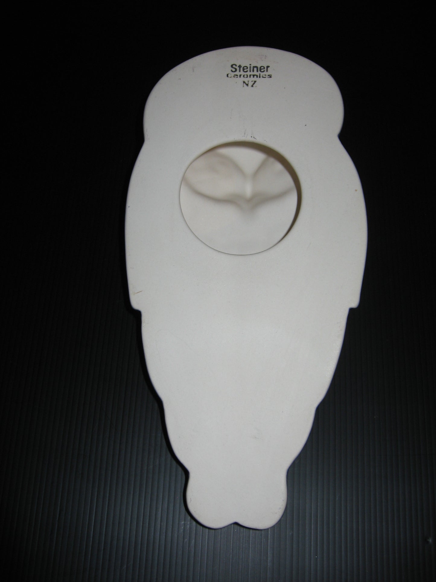 Ceramic Ruru (Owl) by Bob Steiner (soda blue)