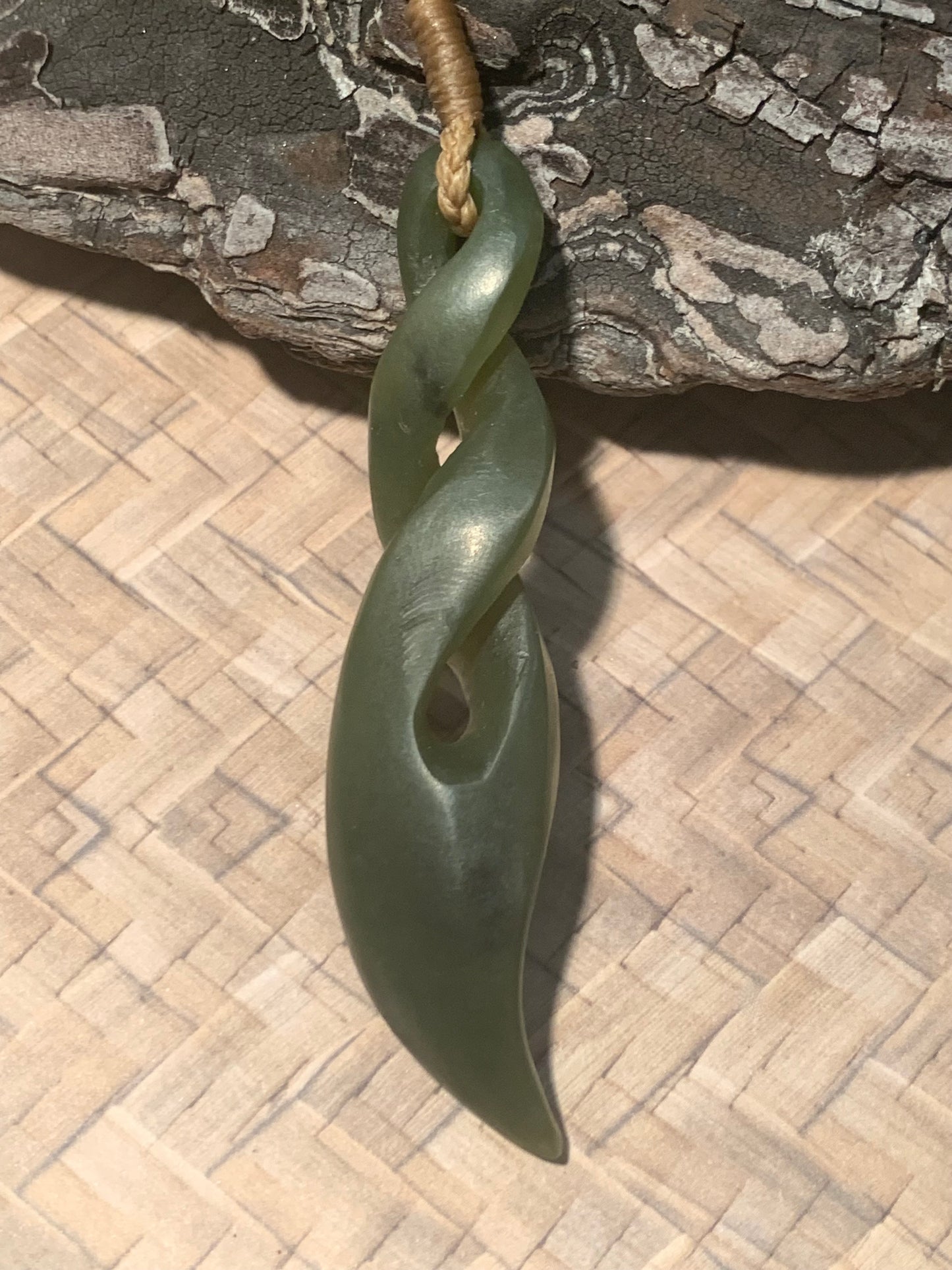 Pounamu Twist 70mm by Alex Sands