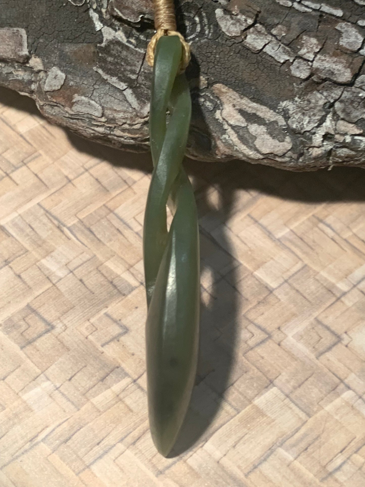 Pounamu Twist 70mm by Alex Sands