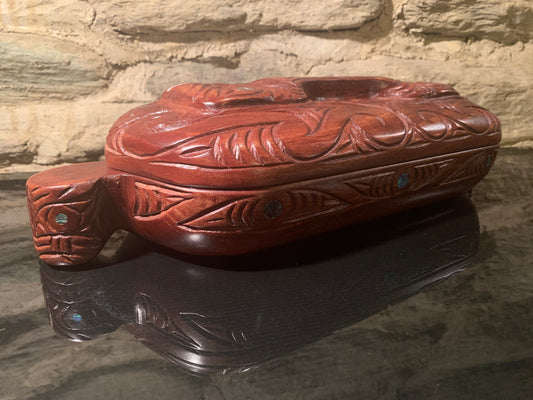 Carved Wakahuia (haehae) by Wood Masters