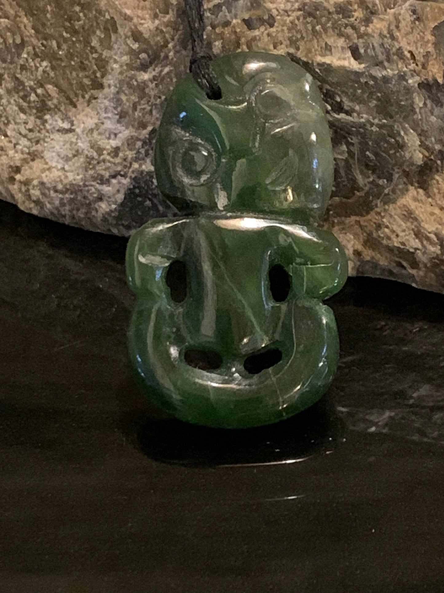 Pounamu Hei Tiki 44mm