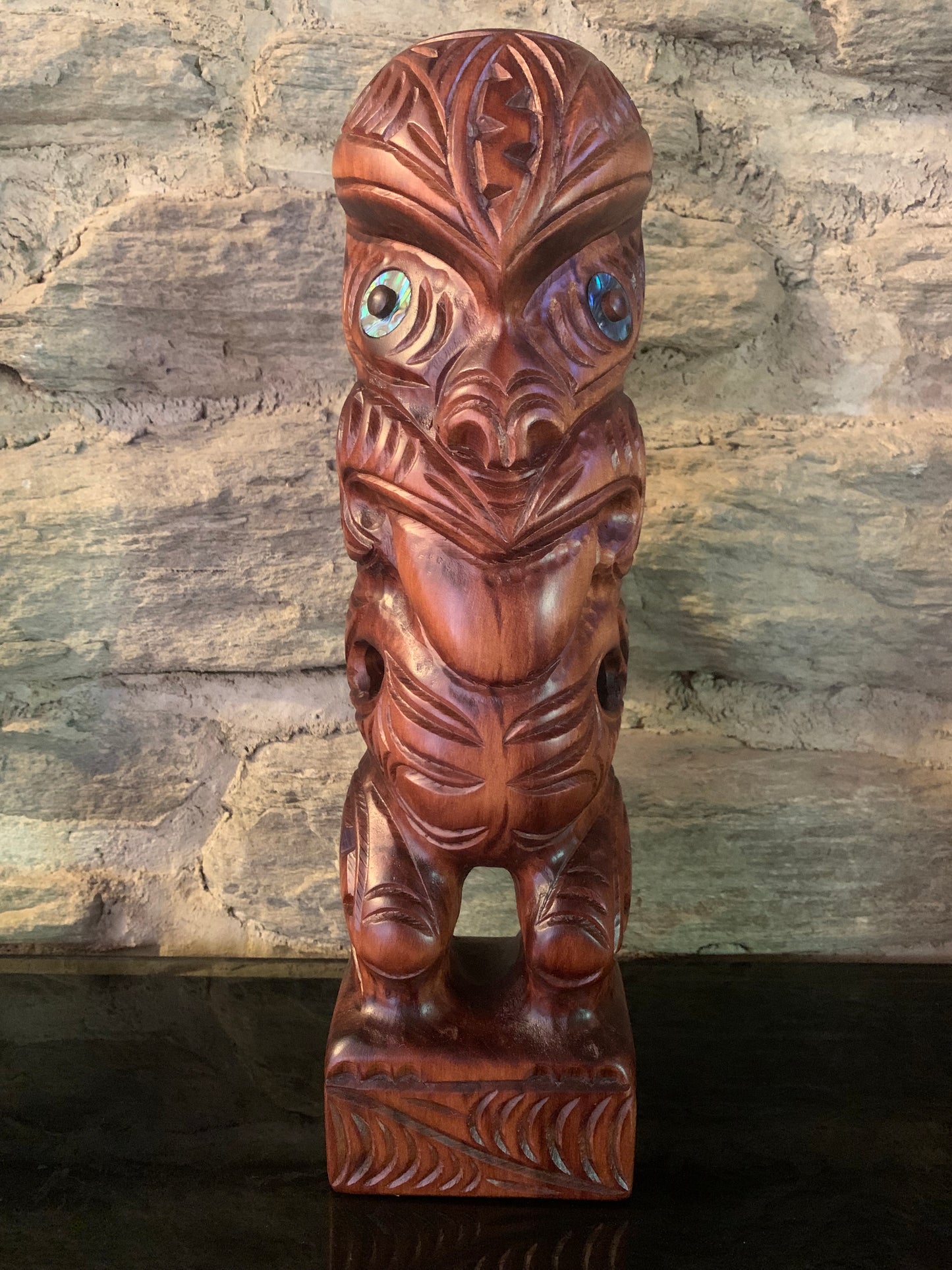 Carved Teko Teko - 33cm by Wood Masters