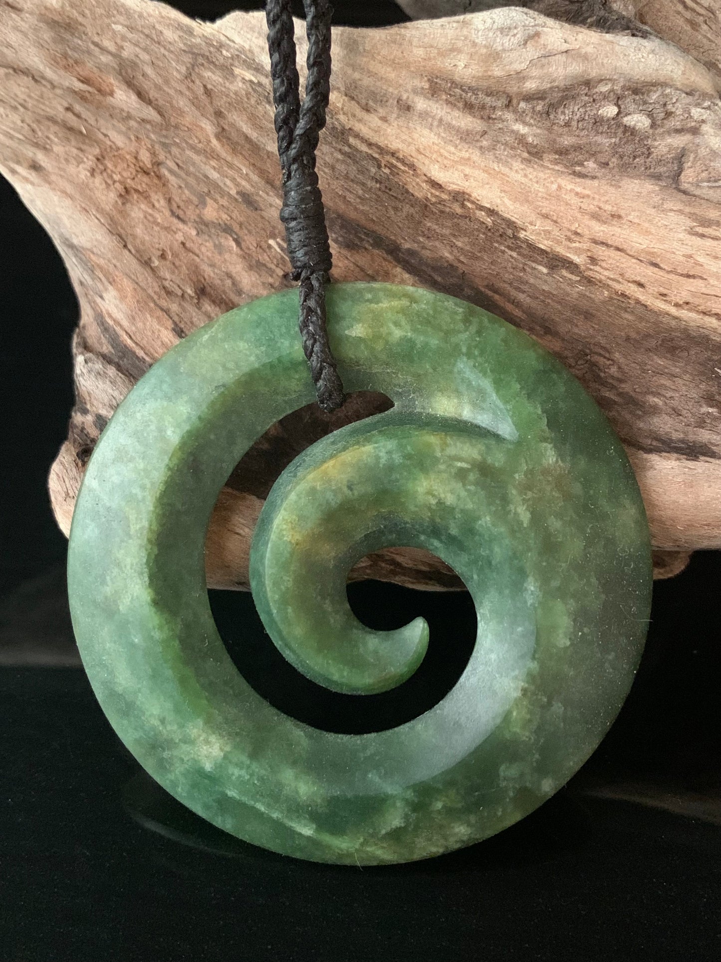 Pounamu Koru 52mm by Alex Sands
