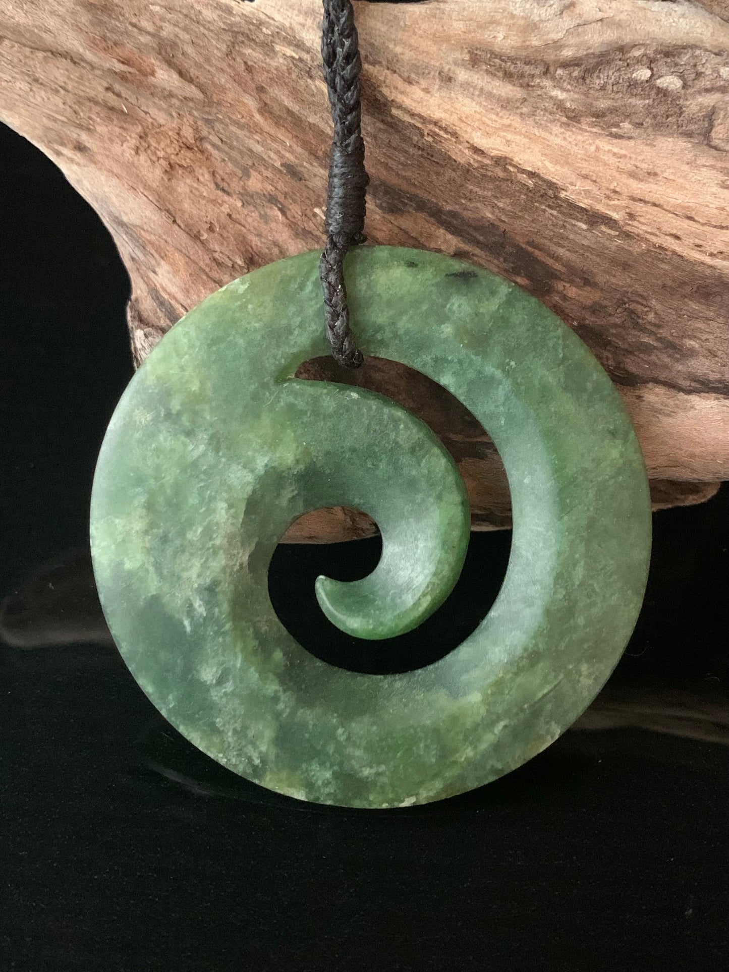 Pounamu Koru 52mm by Alex Sands