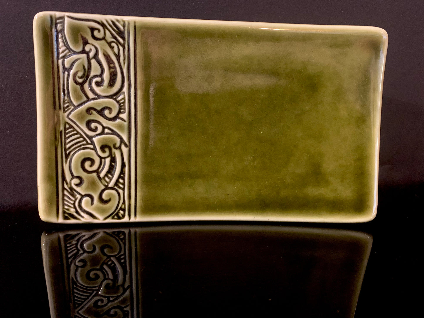 Ceramic Plate by Bob Steiner - Koru Design - small