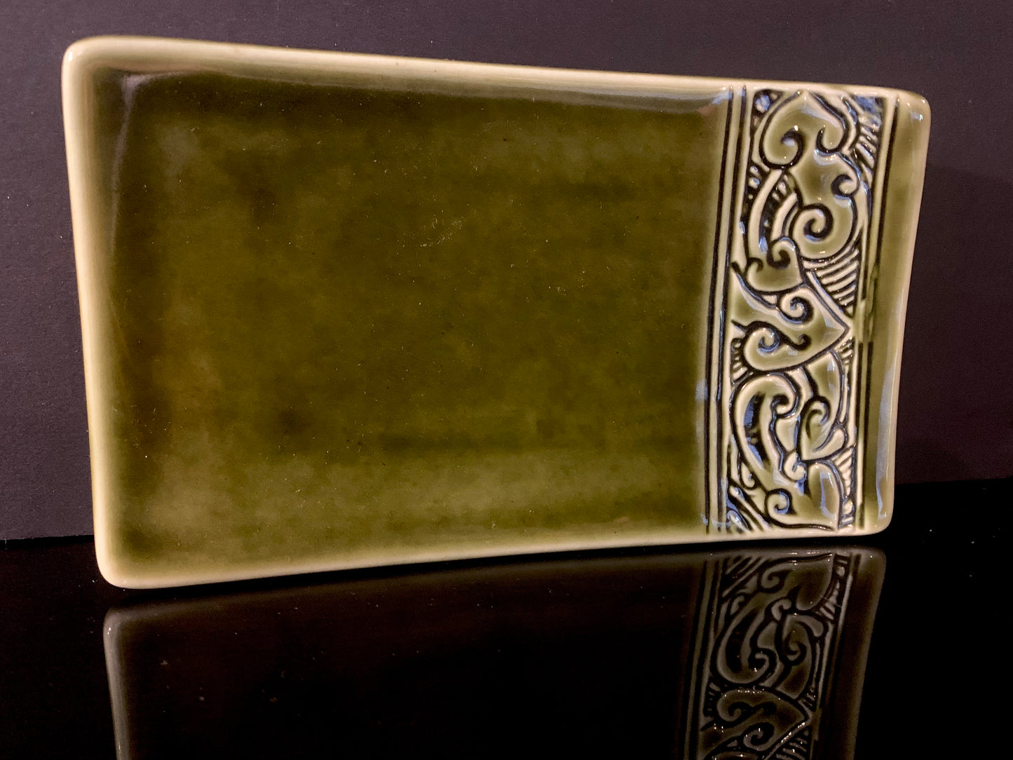 Ceramic Plate by Bob Steiner - Koru Design - small
