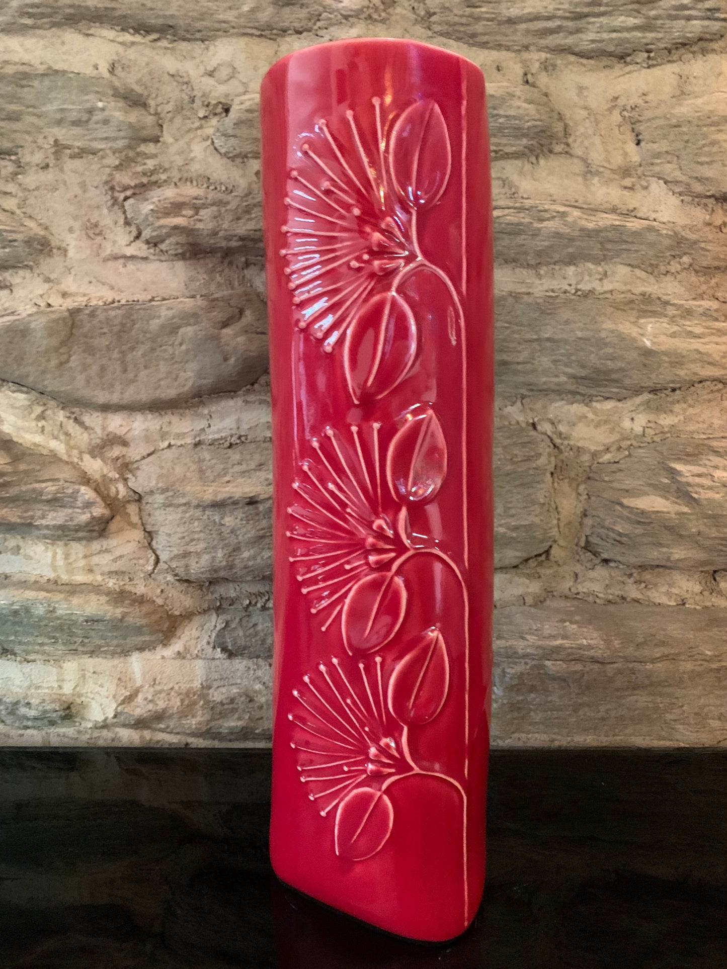 Ceramic Vase by Bob Steiner - Pohutukawa