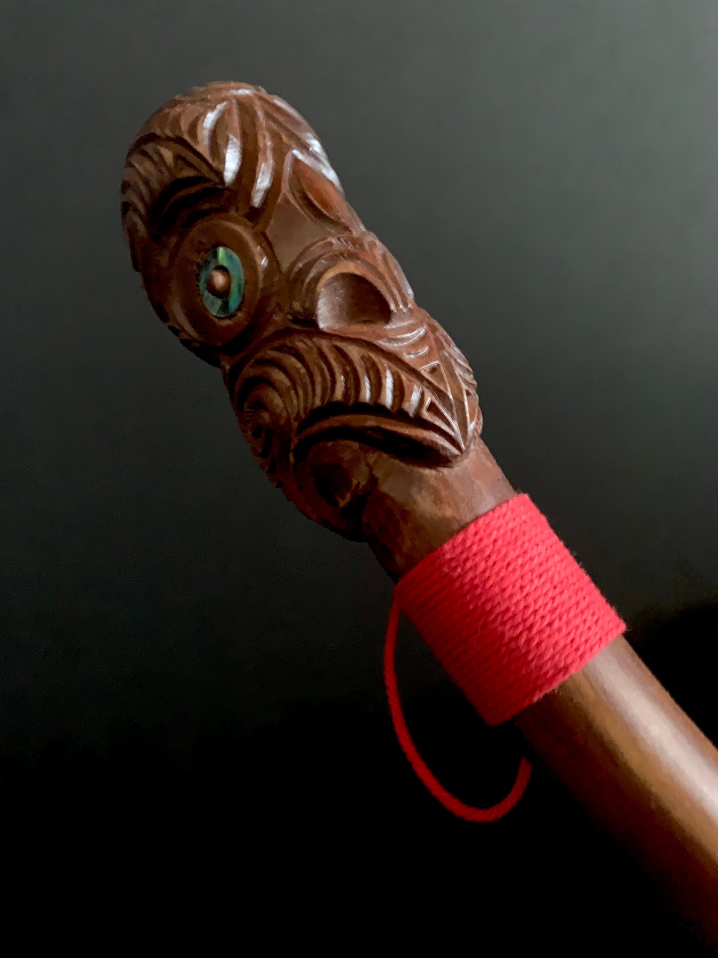Carved Waka Hoe (Canoe Paddle) by Wood Masters