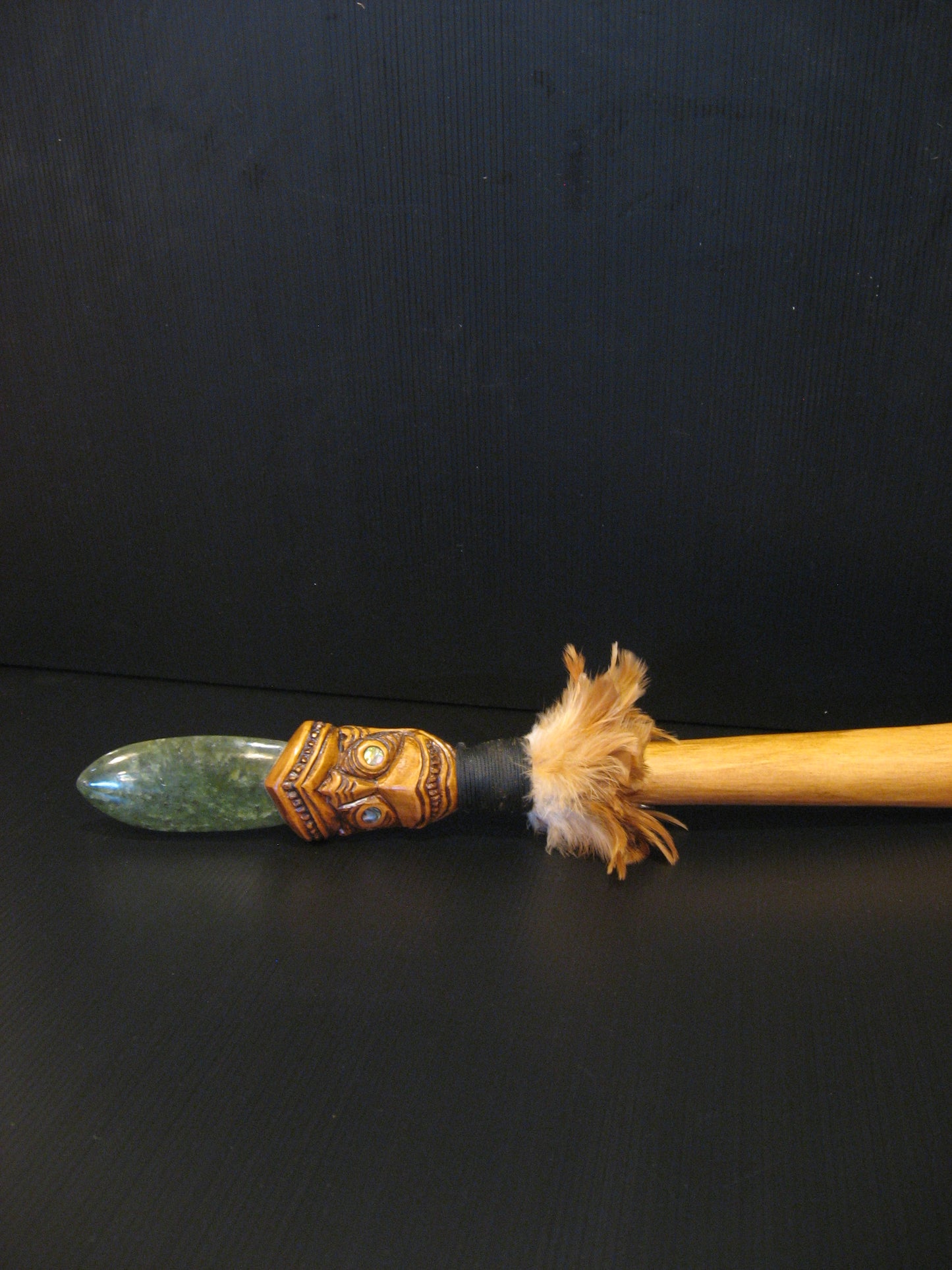 Hand Carved Taiaha by Jason Holder Silver Fern Gallery