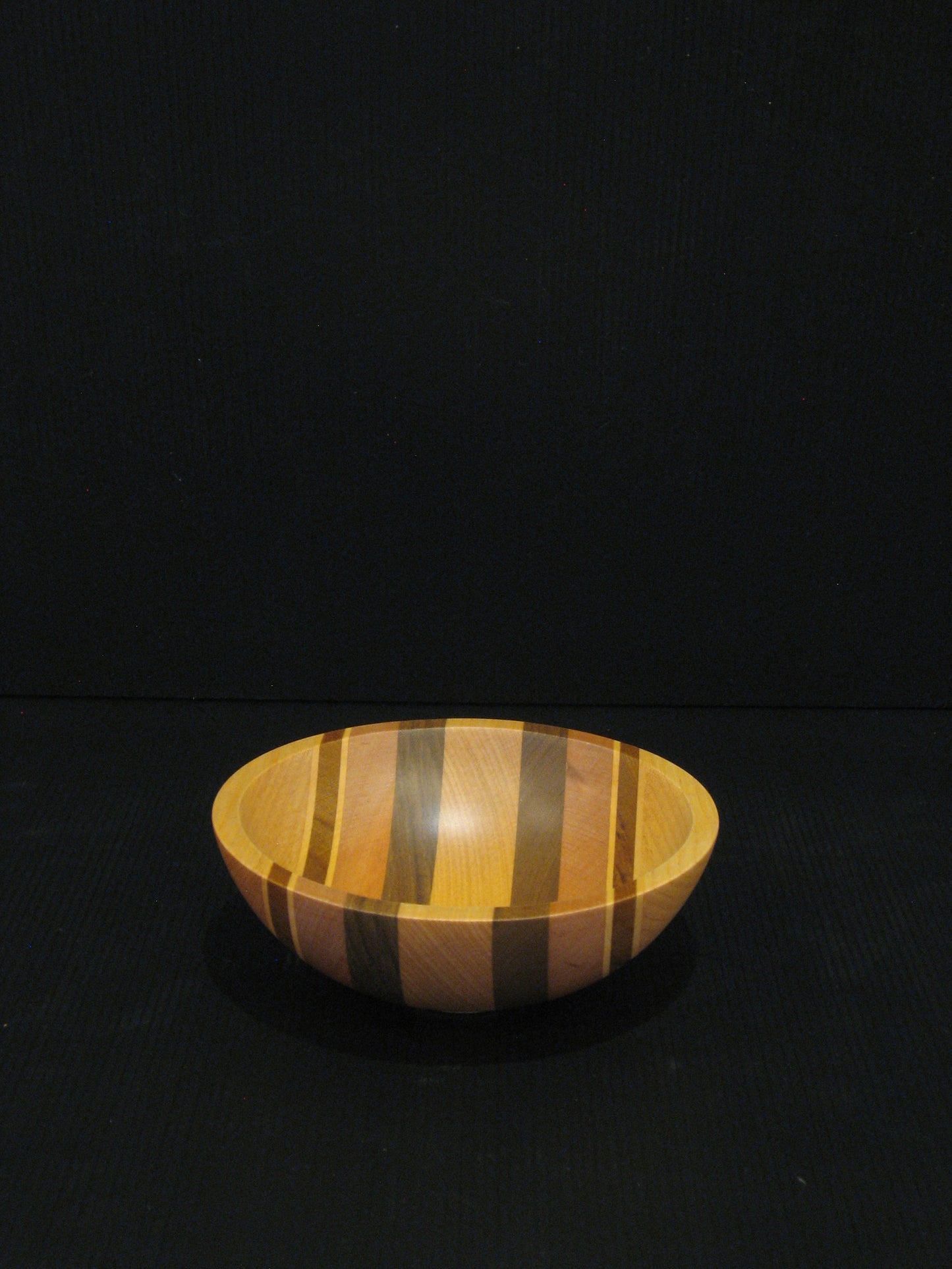 Side view of Bowl from New Zealand Native Timbers by Timber Arts 14cm