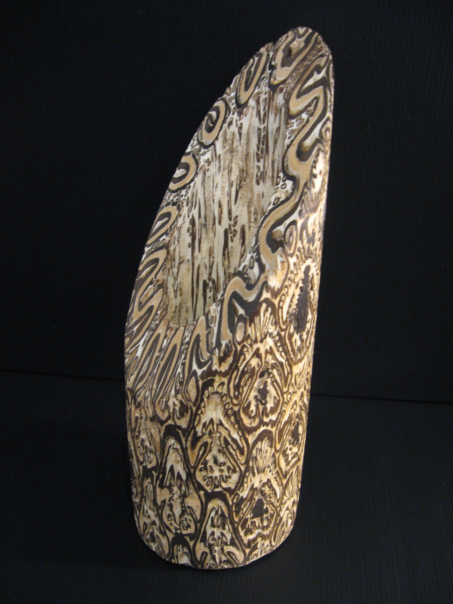 Ponga Wooden Vase New Zealand Native Wood by Fernwood Silver Fern Gallery