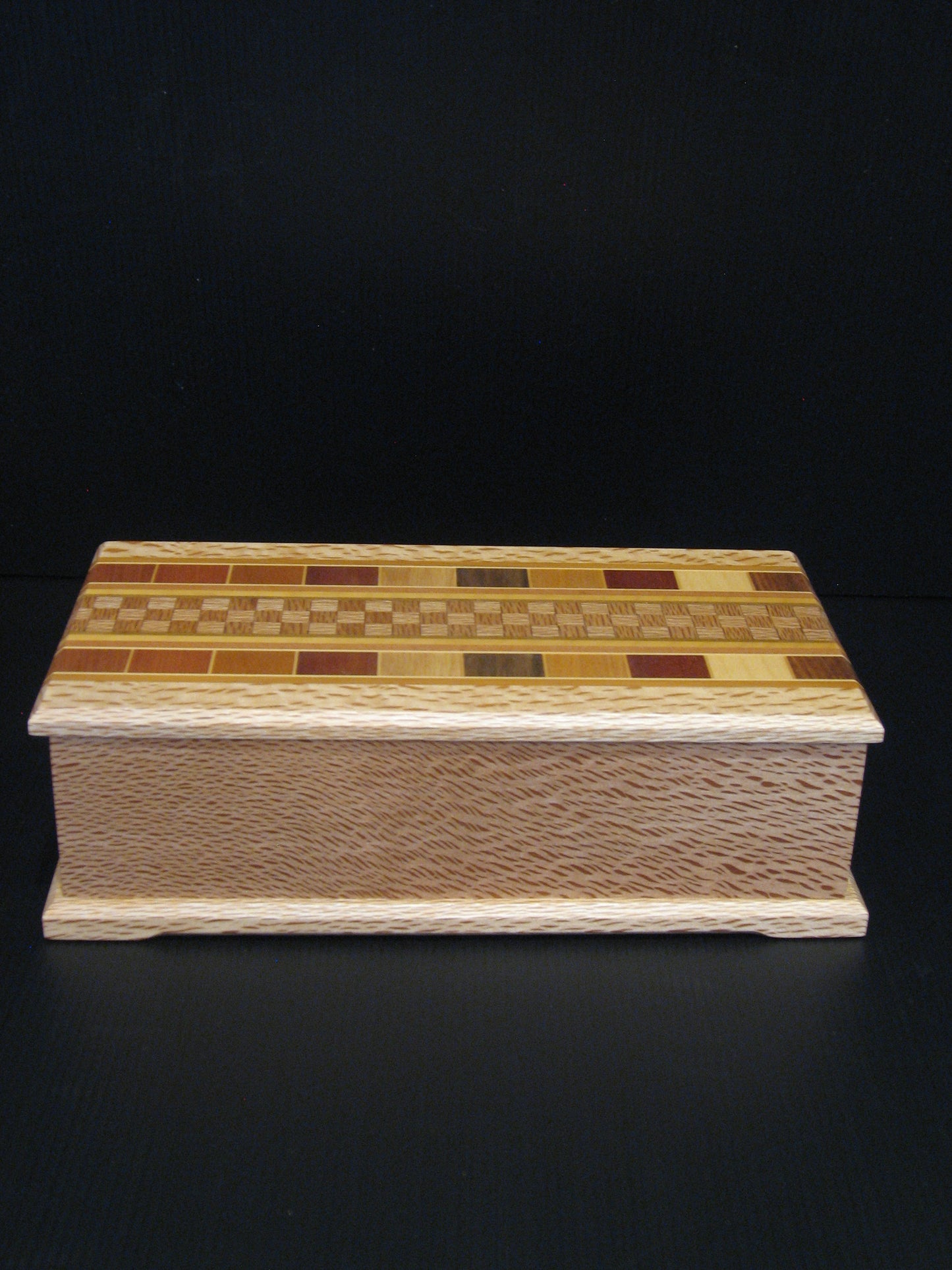 Rewarewa Wood Box by Timber Arts of NZ Silver Fern Gallery