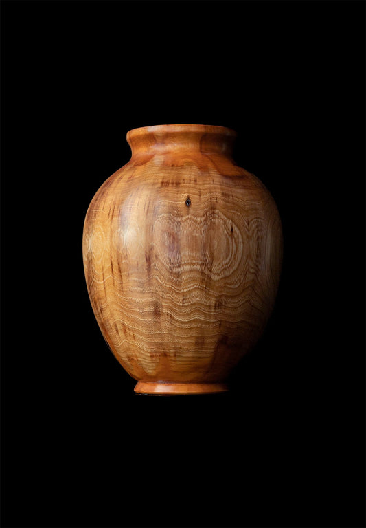 Matagouri Wood Vase by New Zealand Woodturner Mark Russell No388
