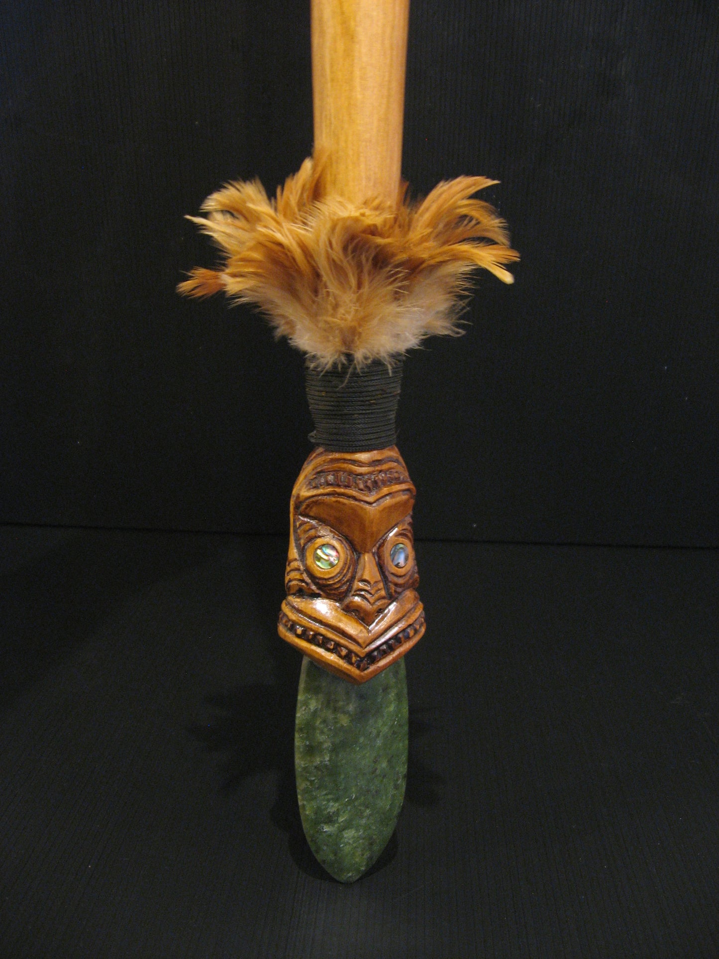Hand Carved Taiaha by Jason Holder Silver Fern Gallery