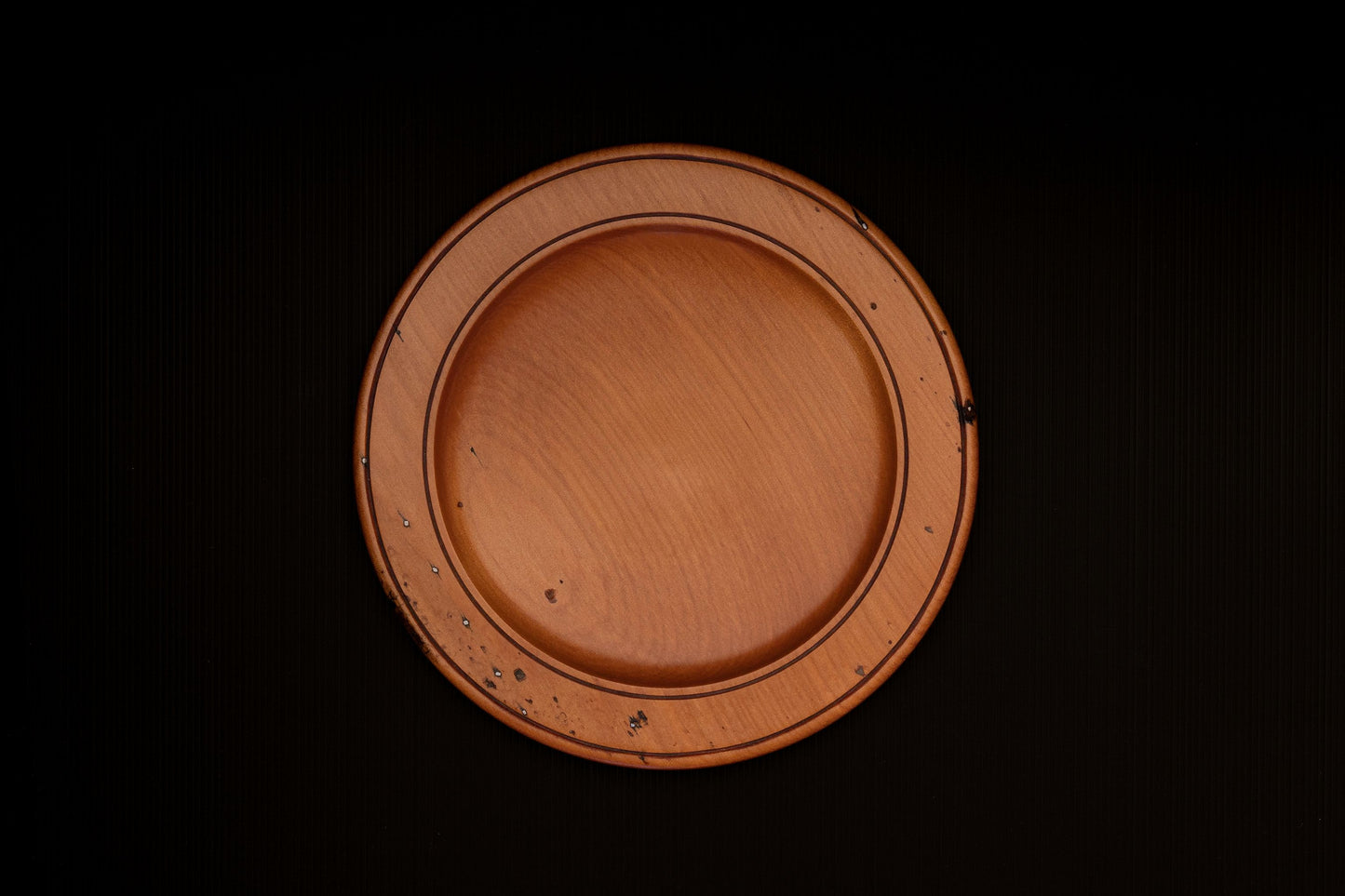 Kauri Wood Plate by Woodturner Mark Russell No348