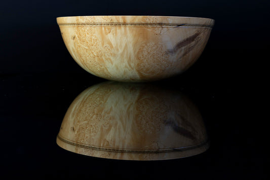 Box Elder Wood Bowl by New Zealand Woodturner Mark Russell No414