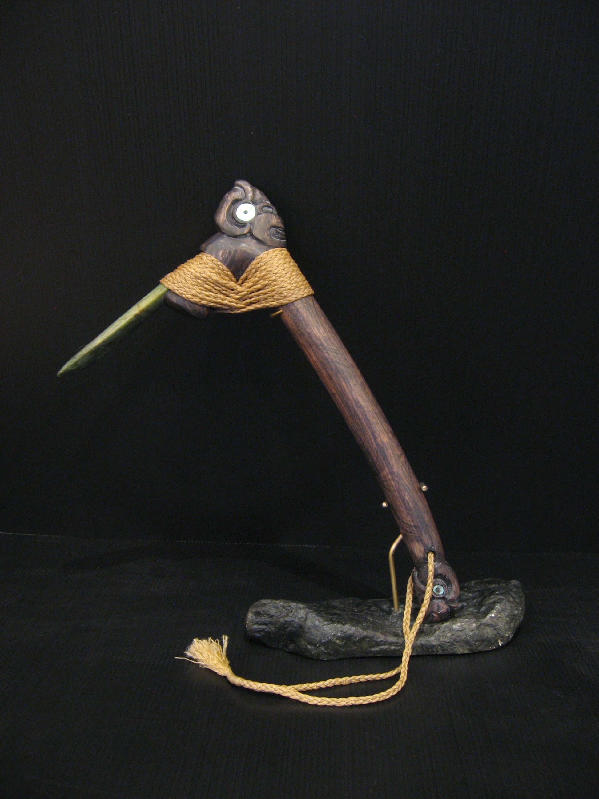 Toki Poutangata Maori Adze by Alex Sands Silver Fern Gallery