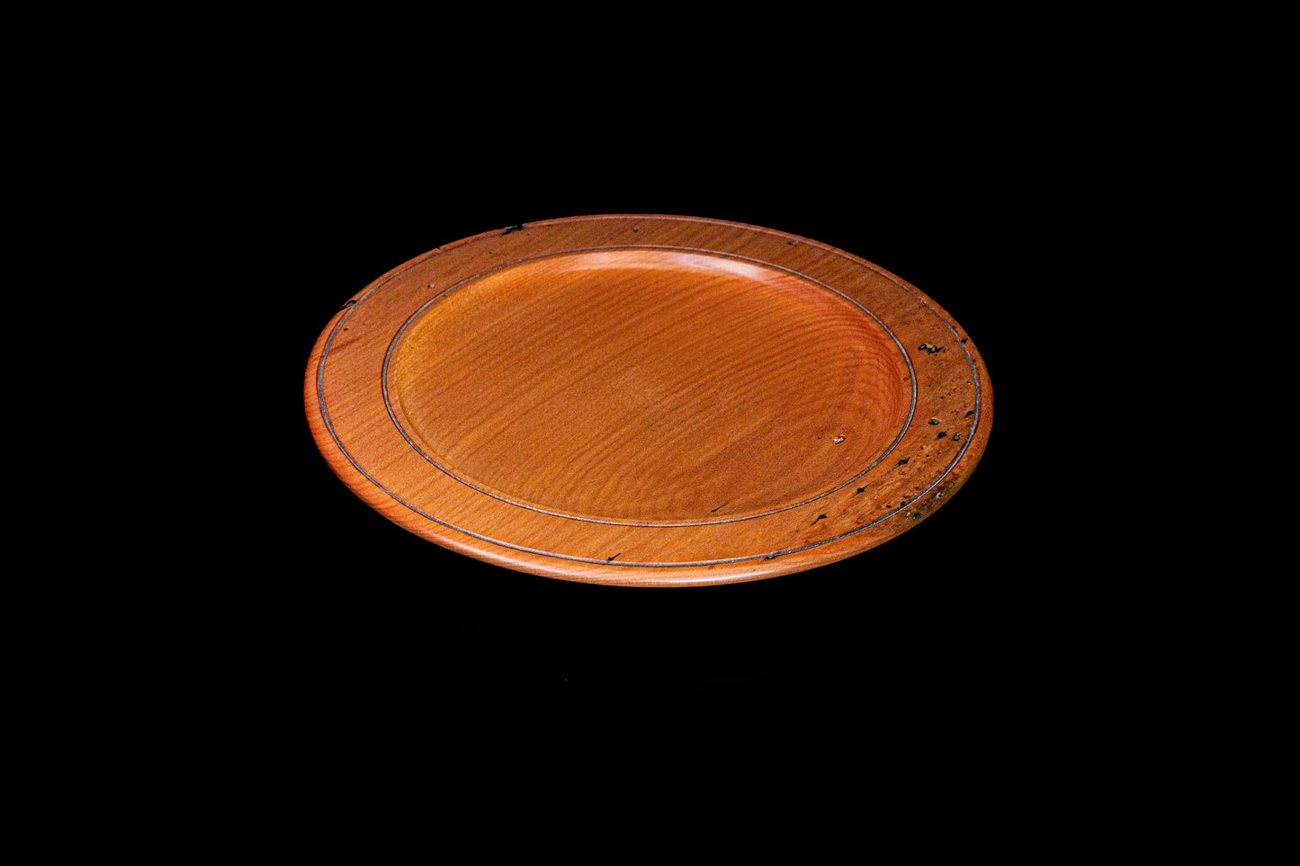 Kauri Wood Plate by Woodturner Mark Russell No348