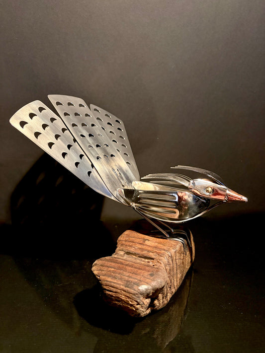 Cutlery Piwakawaka (Fantail) by Nathan Hull no.5