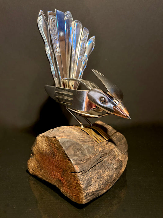 Cutlery Piwakawaka (Fantail) by Nathan Hull no.9