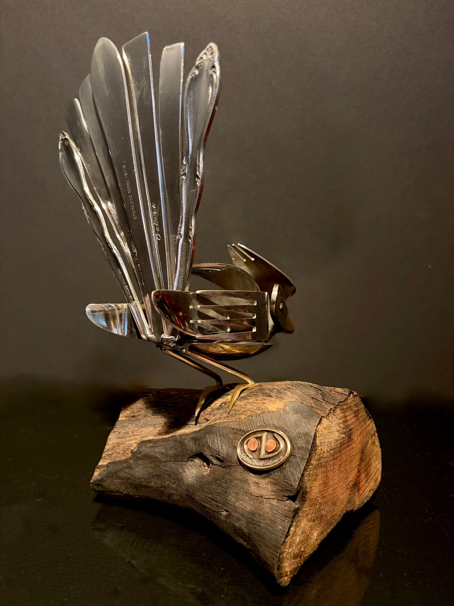 Cutlery Piwakawaka (Fantail) by Nathan Hull no.9