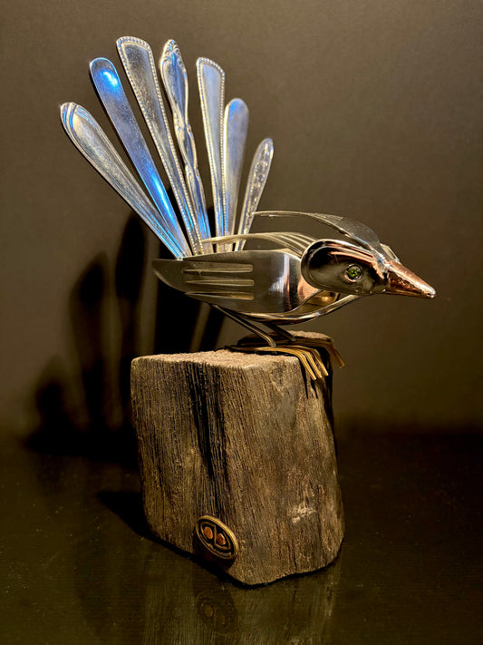 Cutlery Piwakawaka (Fantail) by Nathan Hull no.7