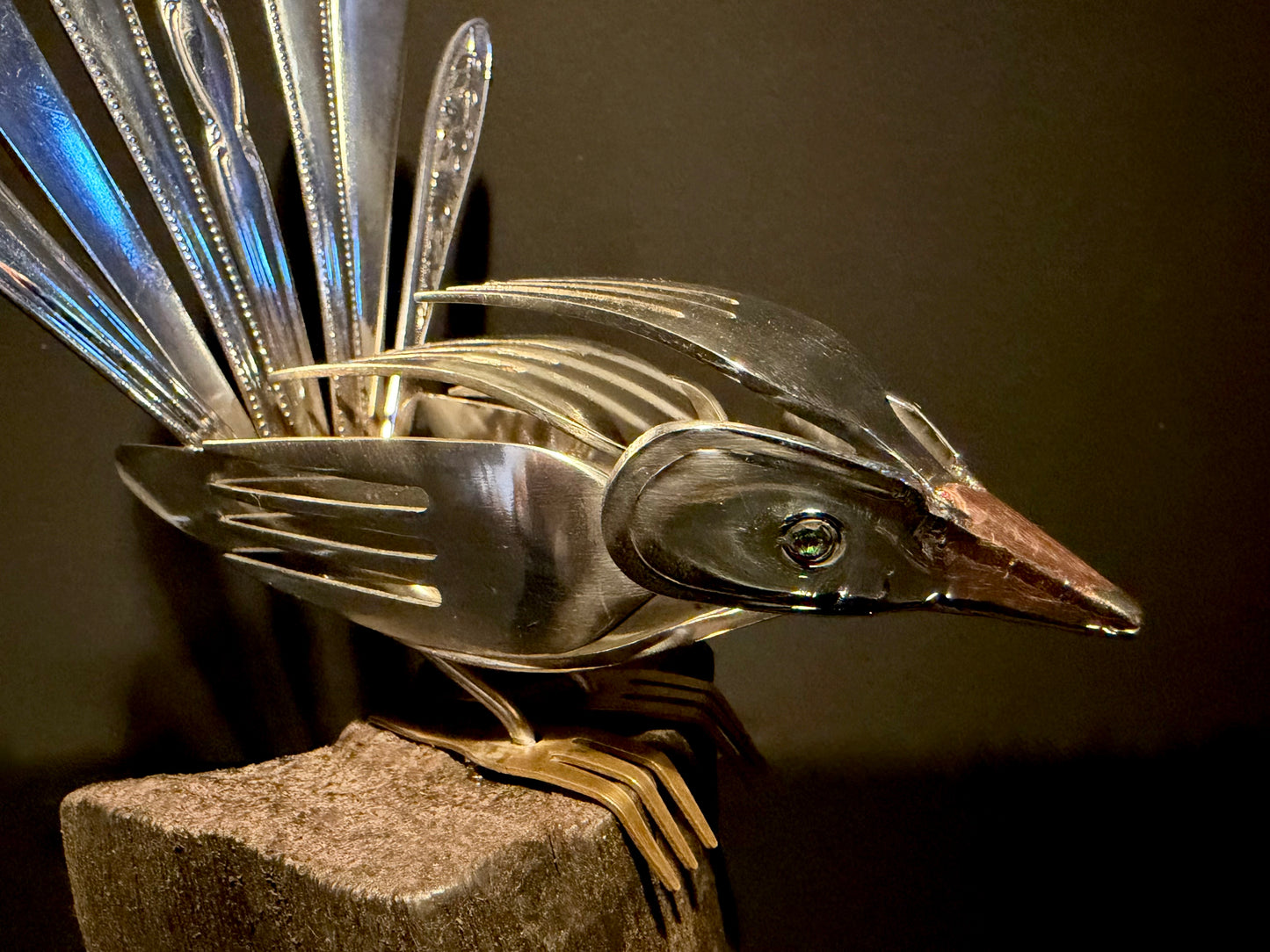 Cutlery Piwakawaka (Fantail) by Nathan Hull no.7