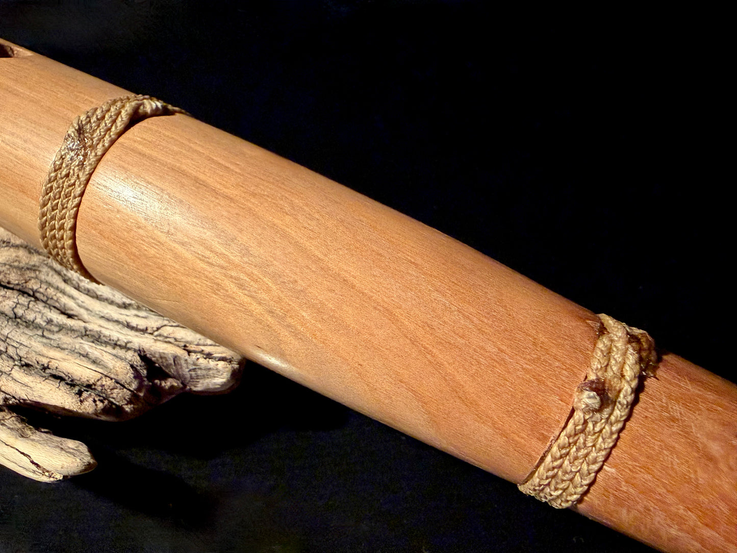 Carved Manuka Wood Putorino (flute) by Alex Sands
