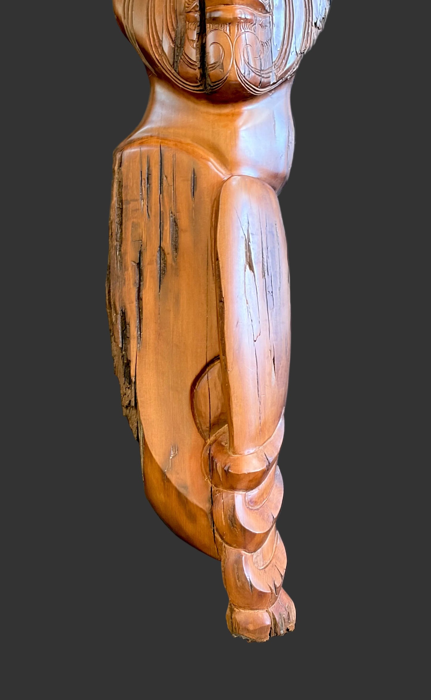 Carved Tane Mahuta  -  116cm by Nikora Henare