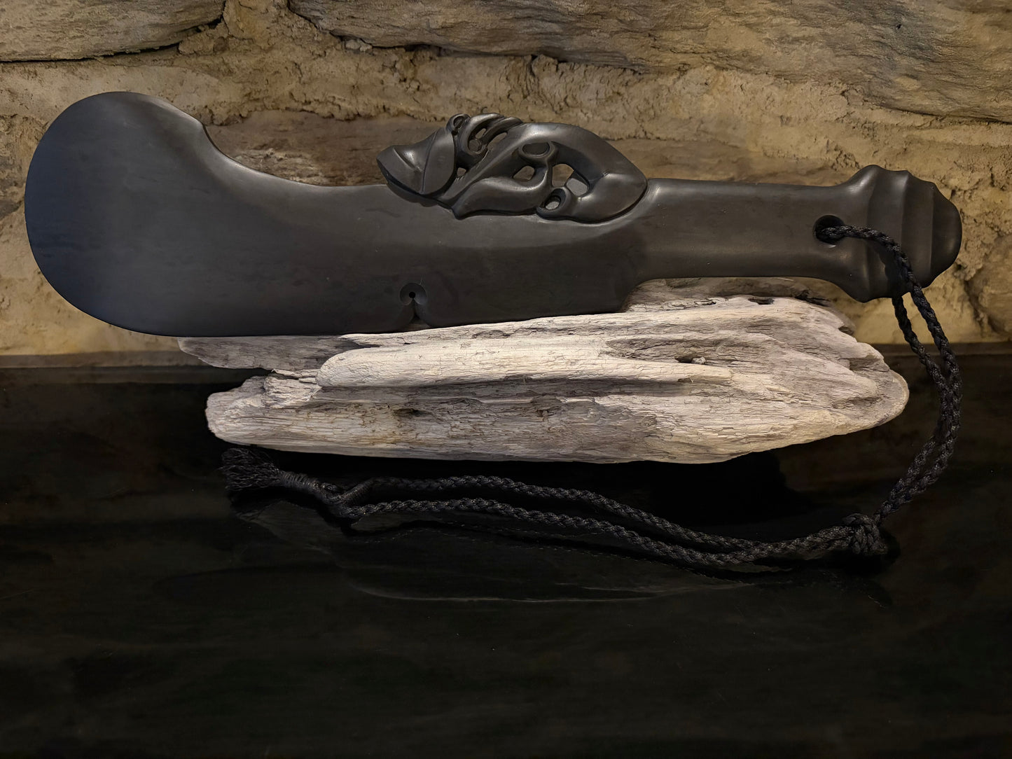 Hand Carved Wahaika 32cm - by Alex Sands