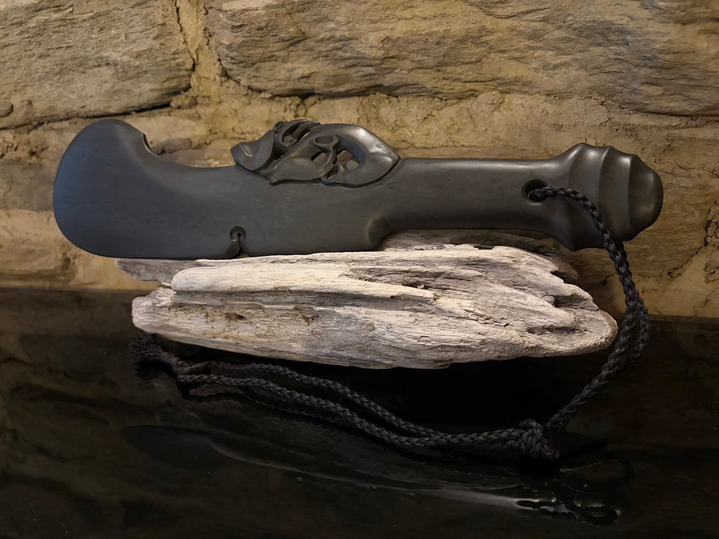 Hand Carved Wahaika 32cm - by Alex Sands
