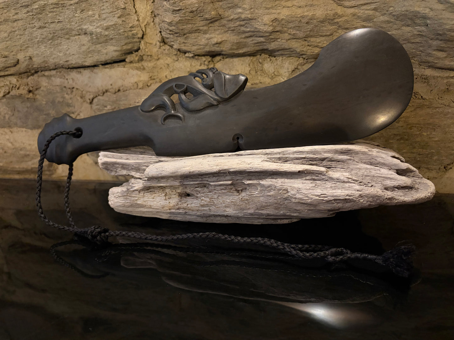 Hand Carved Wahaika 32cm - by Alex Sands