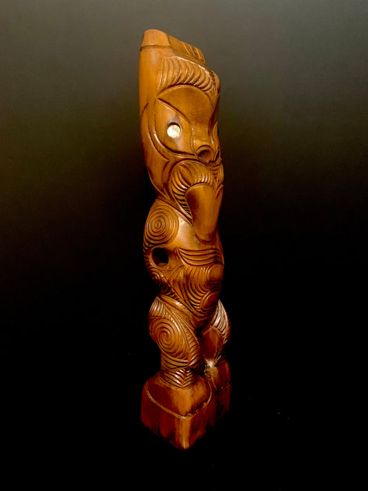 Carved Kauri Teko Teko - 40cm by Wood Masters