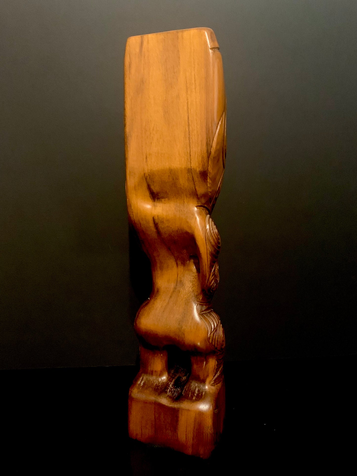 Carved Kauri Teko Teko - 40cm by Wood Masters