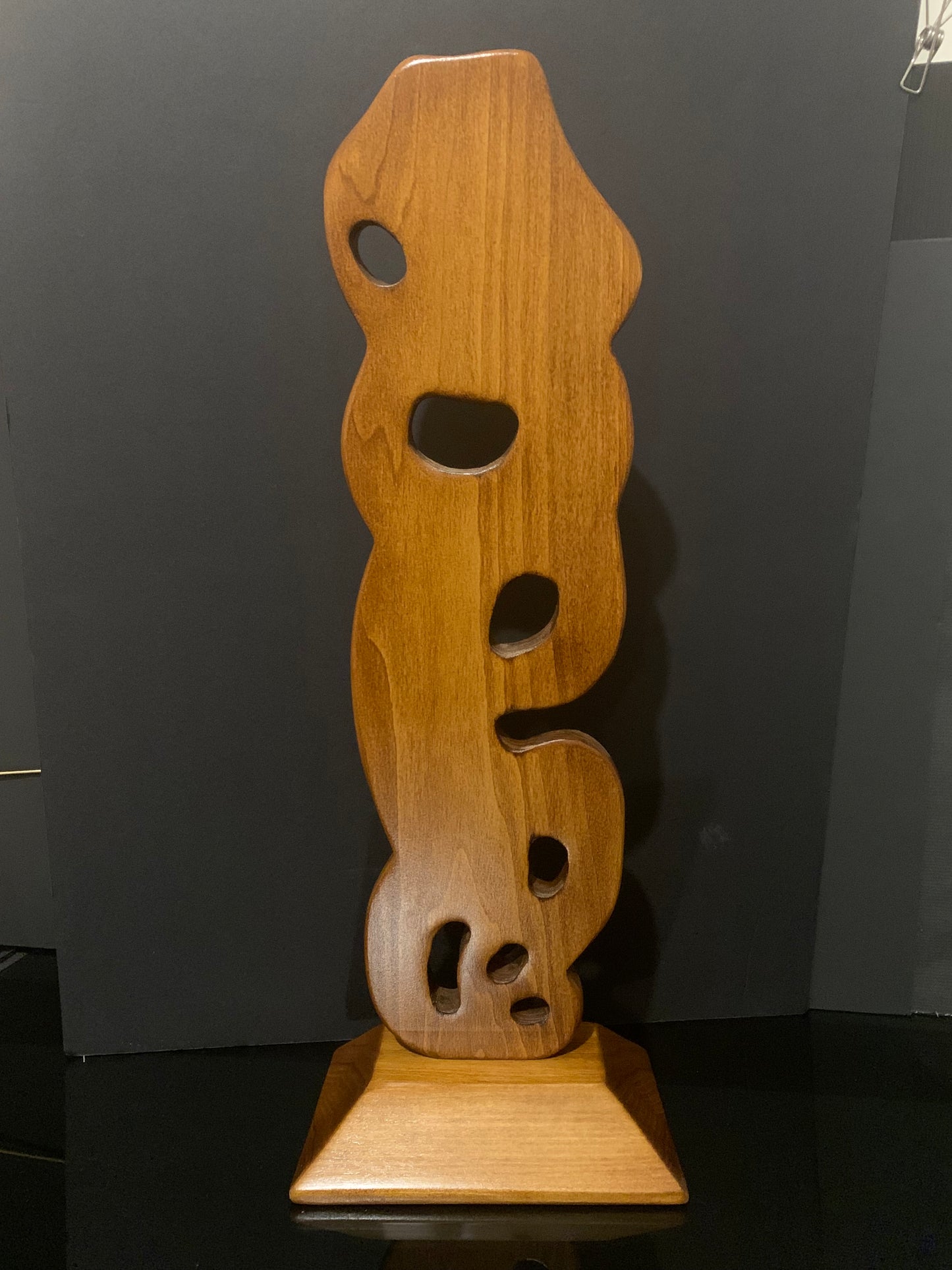 Carved Teko Teko on base - 54cm by Wood Masters