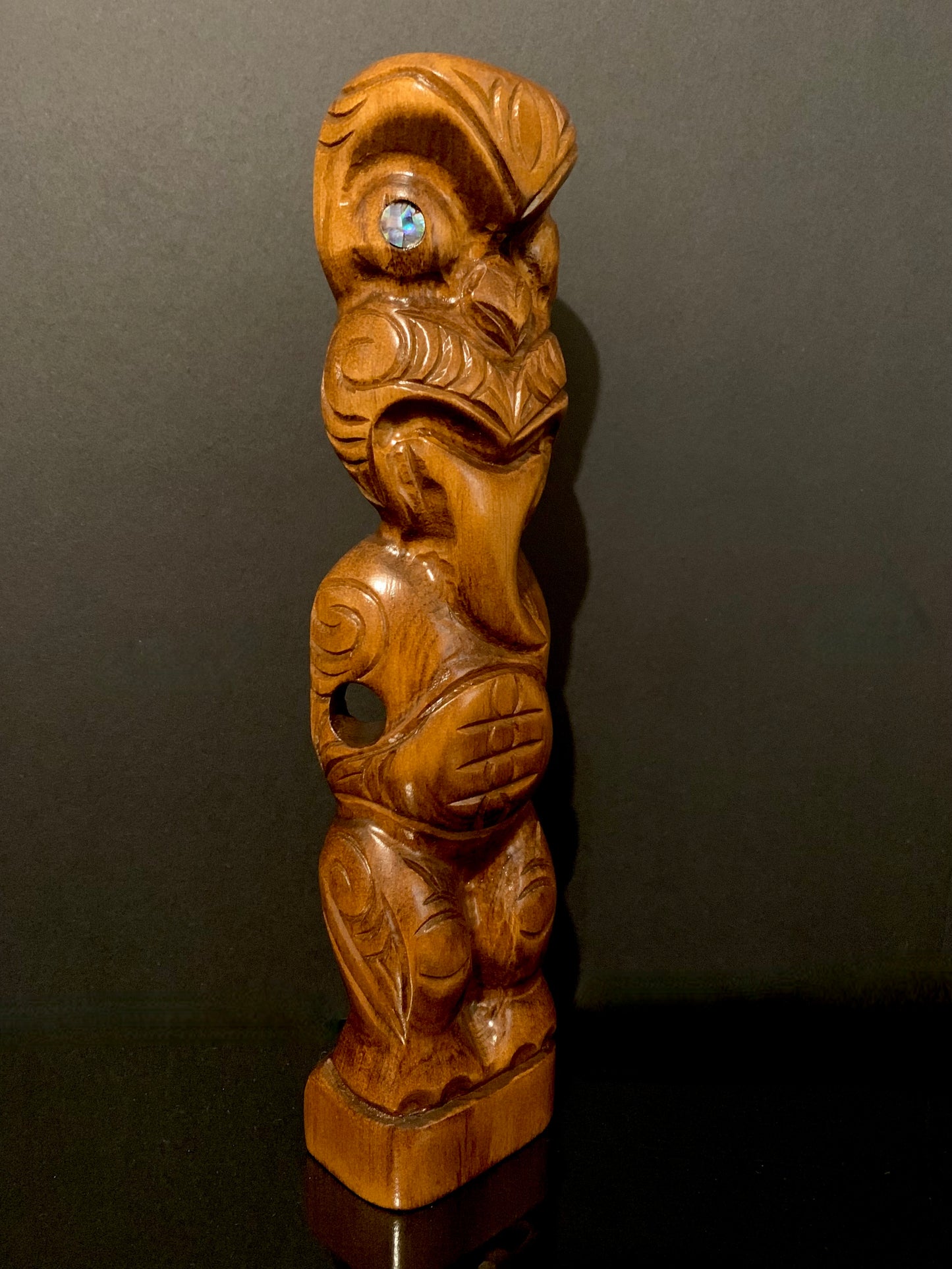 Carved Teko Teko - 28cm by Wood Masters