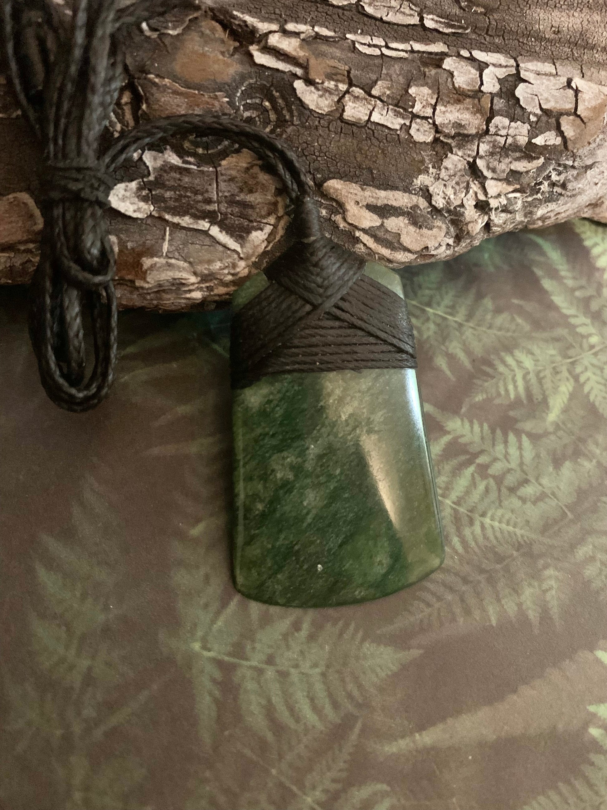 NZ Maori toki pendant by Arapo Whata available from Silver Fern Gallery Queenstown