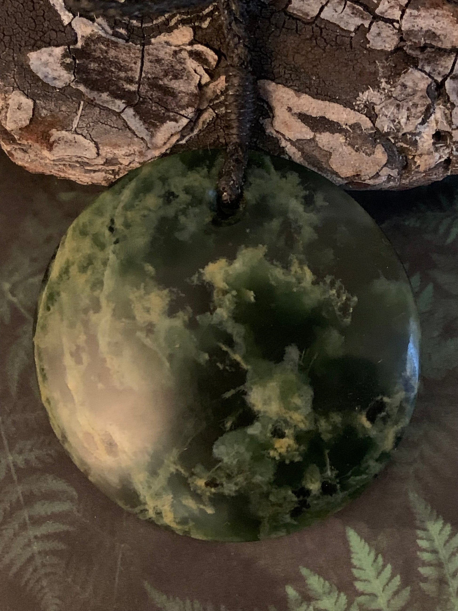 pounamu porohita disc made in New Zealand available for purchase from Silver Fern Gallery