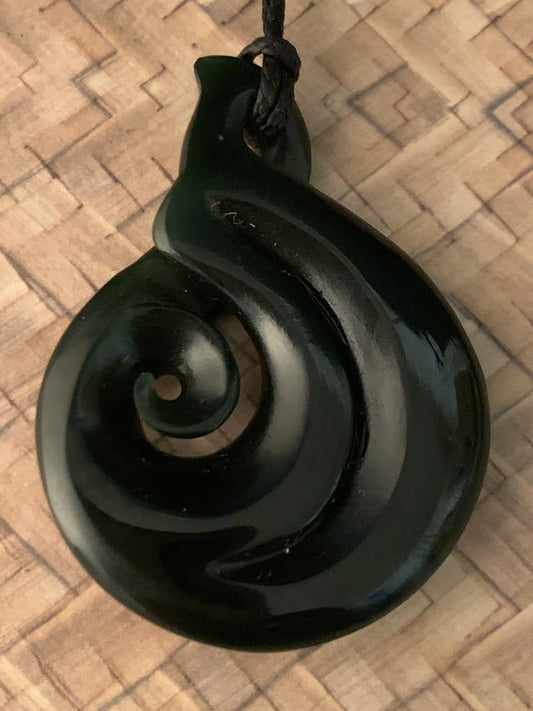 Pounamu Koru Twist 50mm