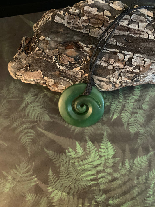 Pounamu Koru 35mm by Deane Moreton