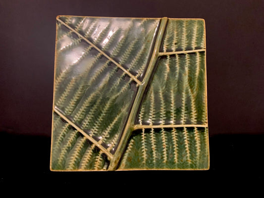 Ceramic Wall Art - Ponga Frond Design - by Bob Steiner