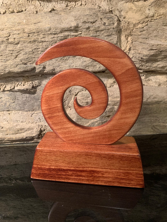 Carved Koru - 18cm by Wood Masters